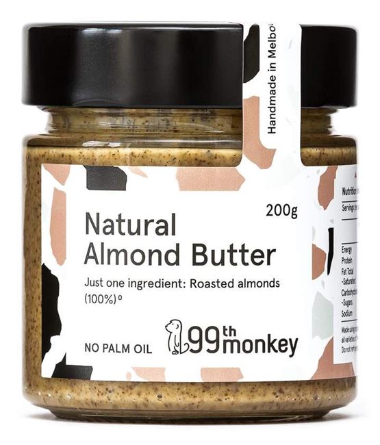 Picture of 99TH MONKEY NATURAL ALMOND BUTTER 200G