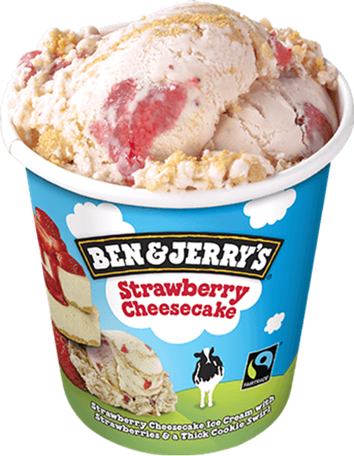 Picture of BEN & JERRY'S STRAWBERRY CHEESECAKE 458ML