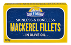 Picture of SOLE MARE MACKERAL FILLETS IN OLIVE OIL 120G