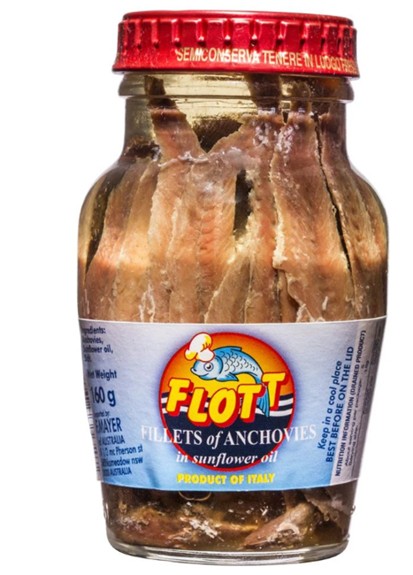 Picture of FLOTT ANCHOVIES 160G