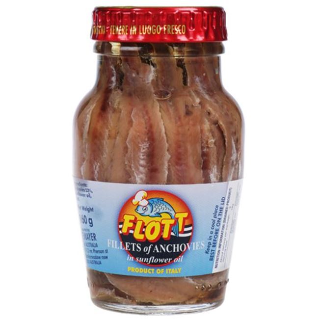 Picture of FLOTT ANCHOVIES JAR 80G